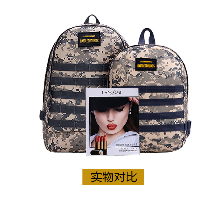Jesus Survival Backpack Eating Chicken Same Style Level 3 Backpack Camouflage Student Schoolbag Large Capacity Men's and Women's Travel Bag Backpack Jesus Survival Backpack Eating Chicken Same Style Level 3 Backpack Camouflage Student Schoolbag Large Capacity Men's and Women's Travel Bag Backpack