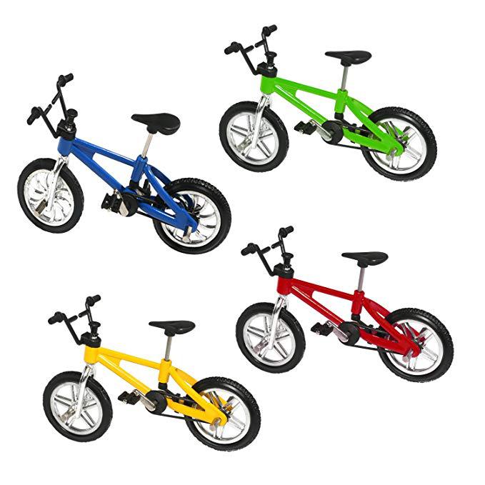 Mini Bicycle Model Creative Simulation Alloy Finger Bicycle Amazon Toy Gift Cake Ornaments