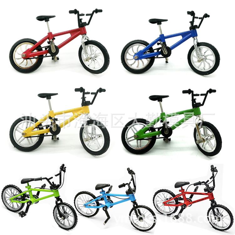 Mini Bicycle Model Creative Simulation Alloy Finger Bicycle Amazon Toy Gift Cake Ornaments