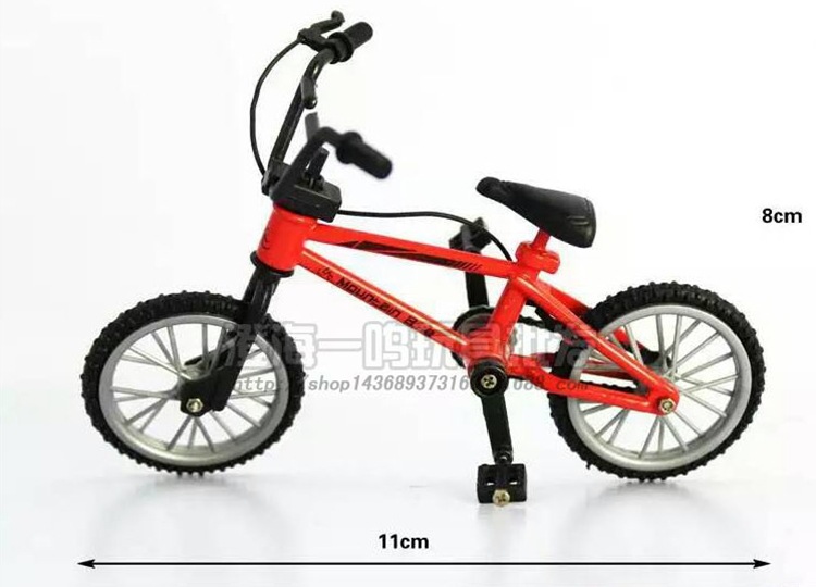 Mini Bicycle Model Creative Simulation Alloy Finger Bicycle Amazon Toy Gift Cake Ornaments
