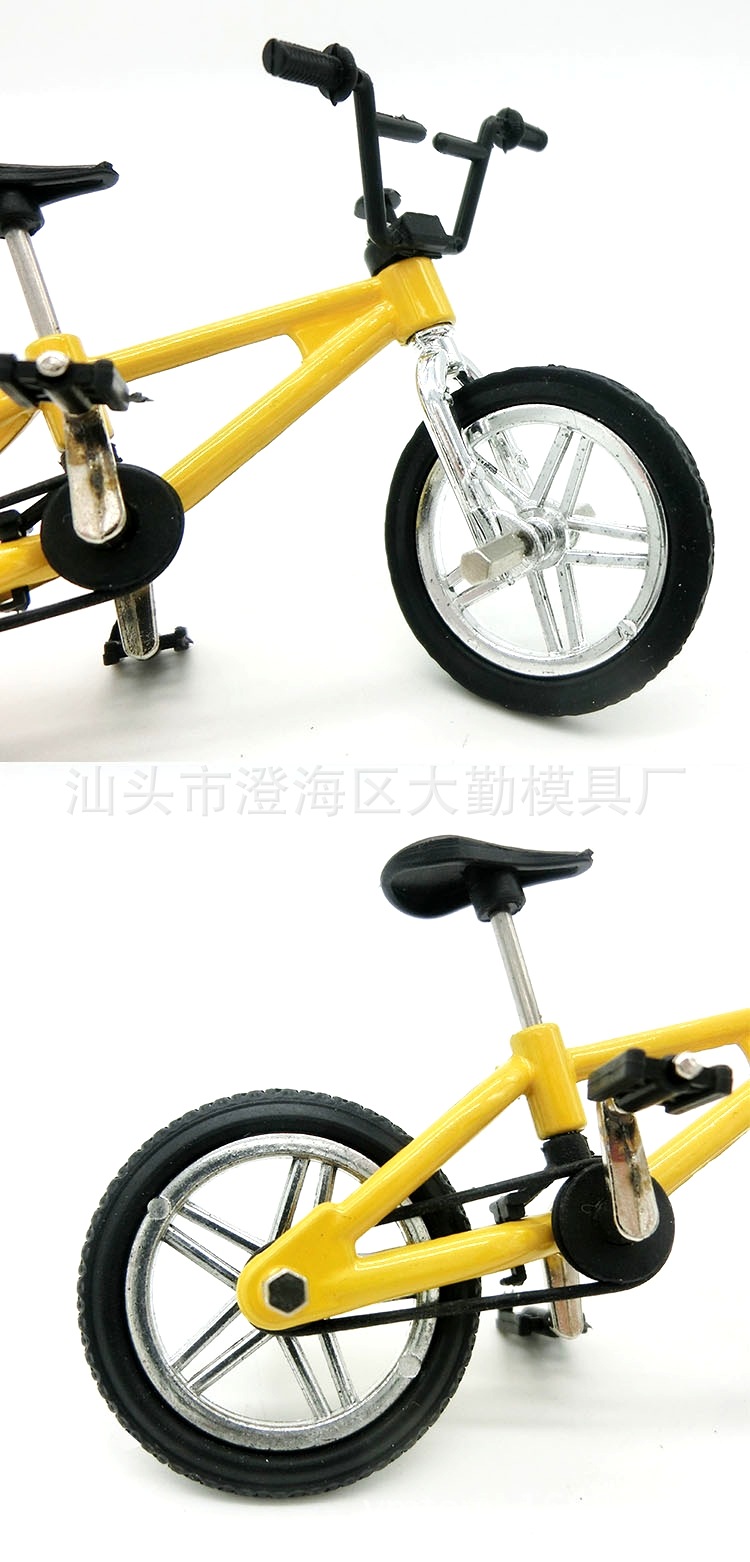 Mini Bicycle Model Creative Simulation Alloy Finger Bicycle Amazon Toy Gift Cake Ornaments