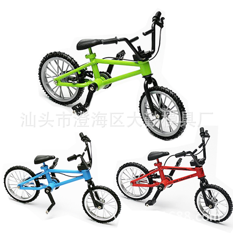 Mini Bicycle Model Creative Simulation Alloy Finger Bicycle Amazon Toy Gift Cake Ornaments