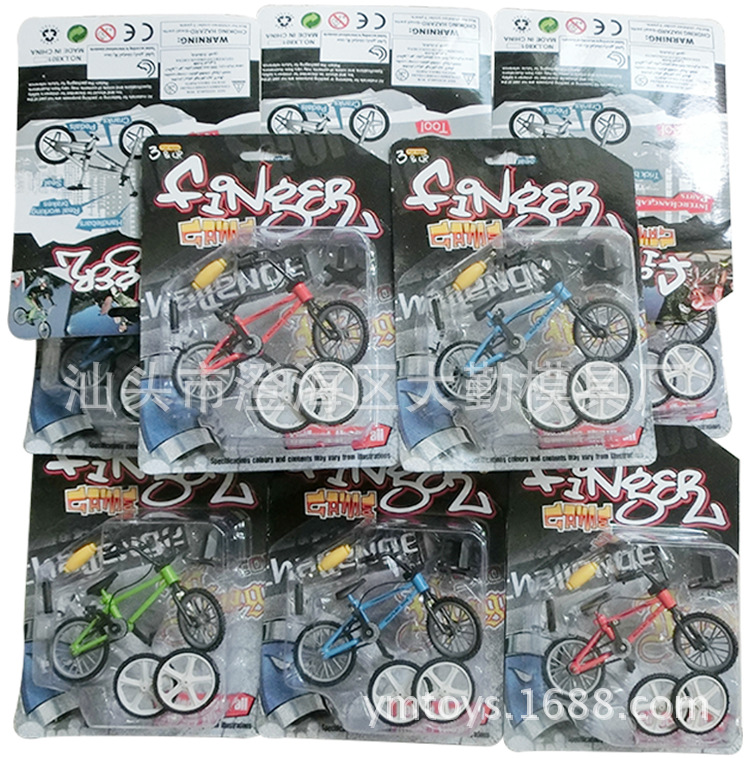 Mini Bicycle Model Creative Simulation Alloy Finger Bicycle Amazon Toy Gift Cake Ornaments