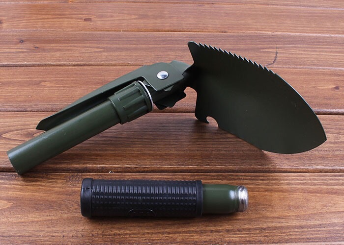 Multi-functional outdoor camouflage folding military shovel for multi-use gardening shovel Multi-functional outdoor camouflage folding military shovel for multi-use gardening shovel