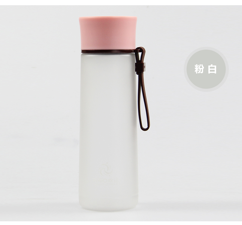 Outdoor space cup plastic portable frosted sports cup with tea leakage Outdoor space cup plastic portable frosted sports cup with tea leakage