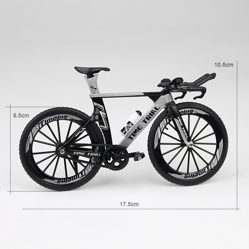 New Cross-Border Creative Alloy Simulation Bike Model Ornaments Mini Bicycle Toy Model Collection Gift