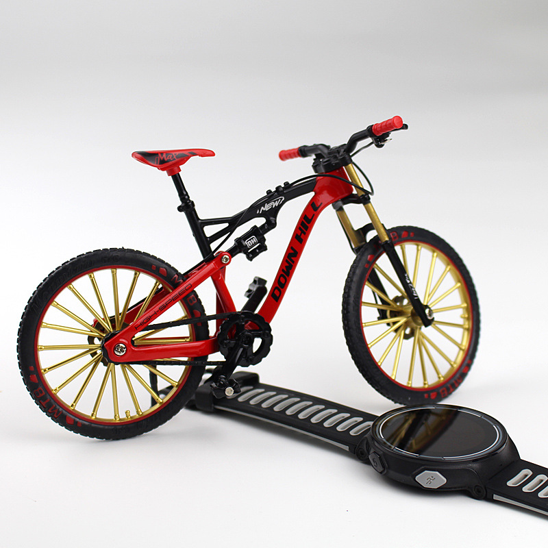 New Cross-Border Creative Alloy Simulation Bike Model Ornaments Mini Bicycle Toy Model Collection Gift