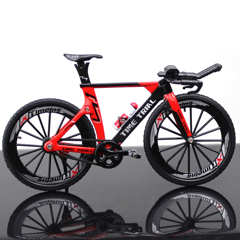New Cross-Border Creative Alloy Simulation Bike Model Ornaments Mini Bicycle Toy Model Collection Gift