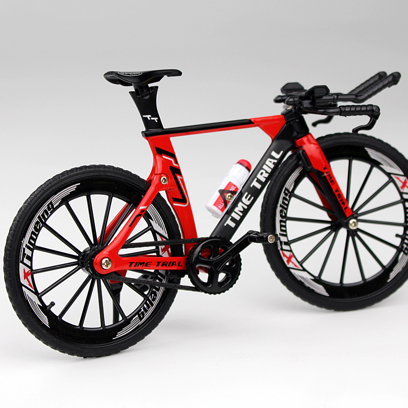 New Cross-Border Creative Alloy Simulation Bike Model Ornaments Mini Bicycle Toy Model Collection Gift