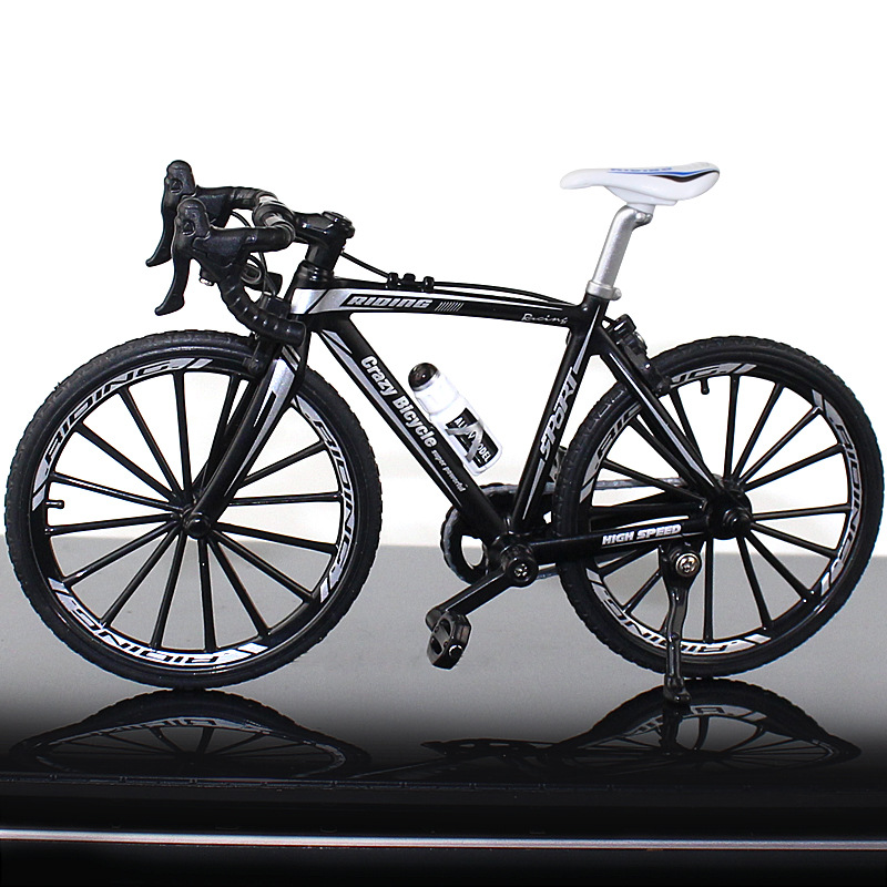 New Cross-Border Creative Alloy Simulation Bike Model Ornaments Mini Bicycle Toy Model Collection Gift