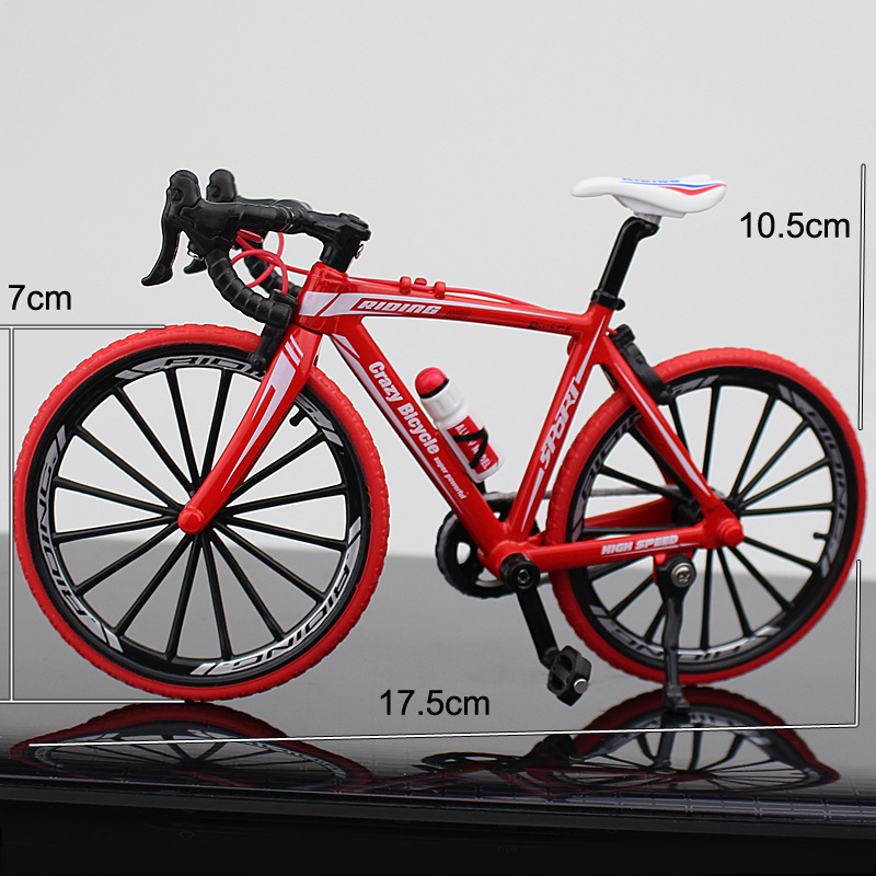 New Cross-Border Creative Alloy Simulation Bike Model Ornaments Mini Bicycle Toy Model Collection Gift