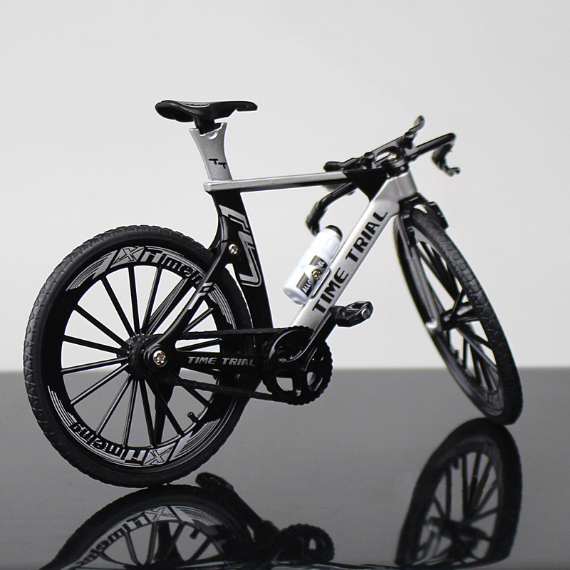 New Cross-Border Creative Alloy Simulation Bike Model Ornaments Mini Bicycle Toy Model Collection Gift
