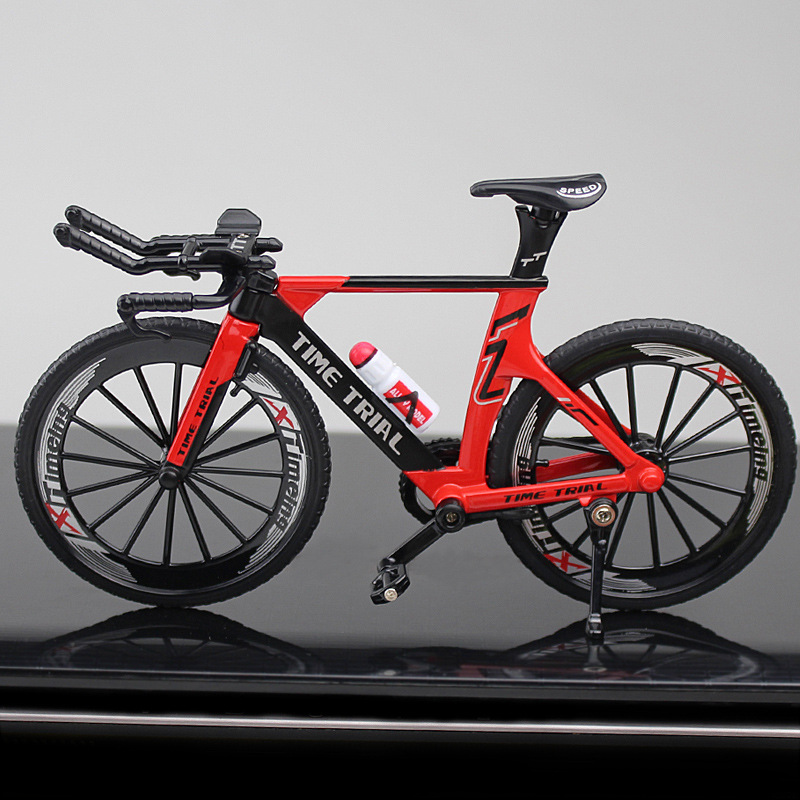 New Cross-Border Creative Alloy Simulation Bike Model Ornaments Mini Bicycle Toy Model Collection Gift
