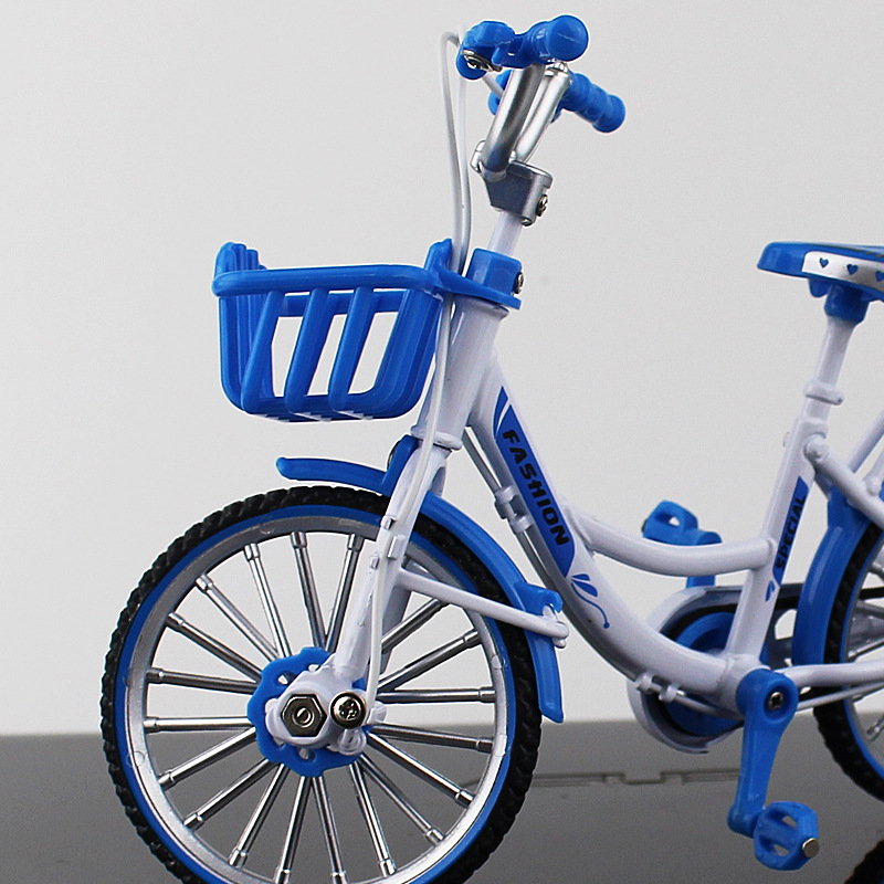 New Cross-Border Creative Alloy Simulation Bike Model Ornaments Mini Bicycle Toy Model Collection Gift