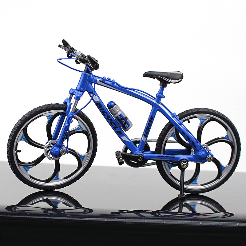 New Cross-Border Creative Alloy Simulation Bike Model Ornaments Mini Bicycle Toy Model Collection Gift