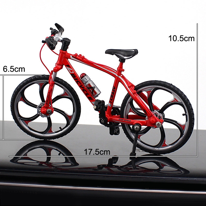 New Cross-Border Creative Alloy Simulation Bike Model Ornaments Mini Bicycle Toy Model Collection Gift