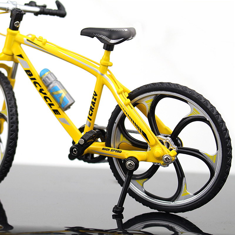 New Cross-Border Creative Alloy Simulation Bike Model Ornaments Mini Bicycle Toy Model Collection Gift