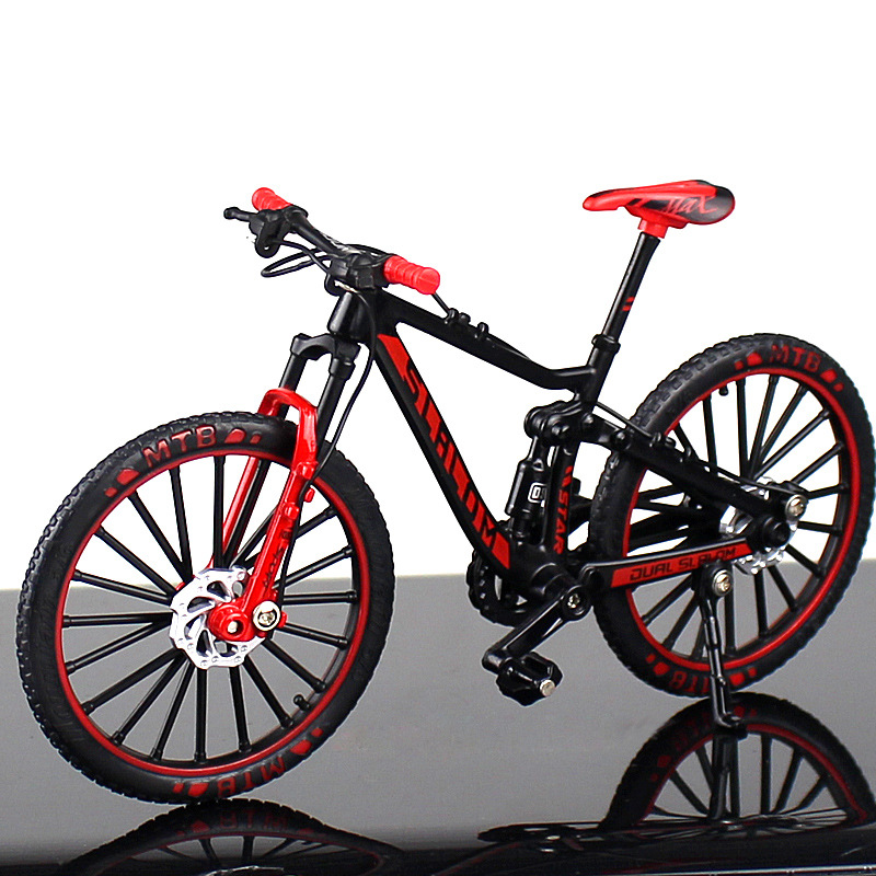 New Cross-Border Creative Alloy Simulation Bike Model Ornaments Mini Bicycle Toy Model Collection Gift