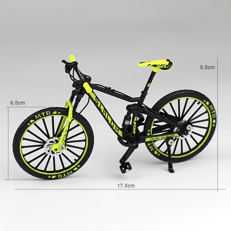New Cross-Border Creative Alloy Simulation Bike Model Ornaments Mini Bicycle Toy Model Collection Gift