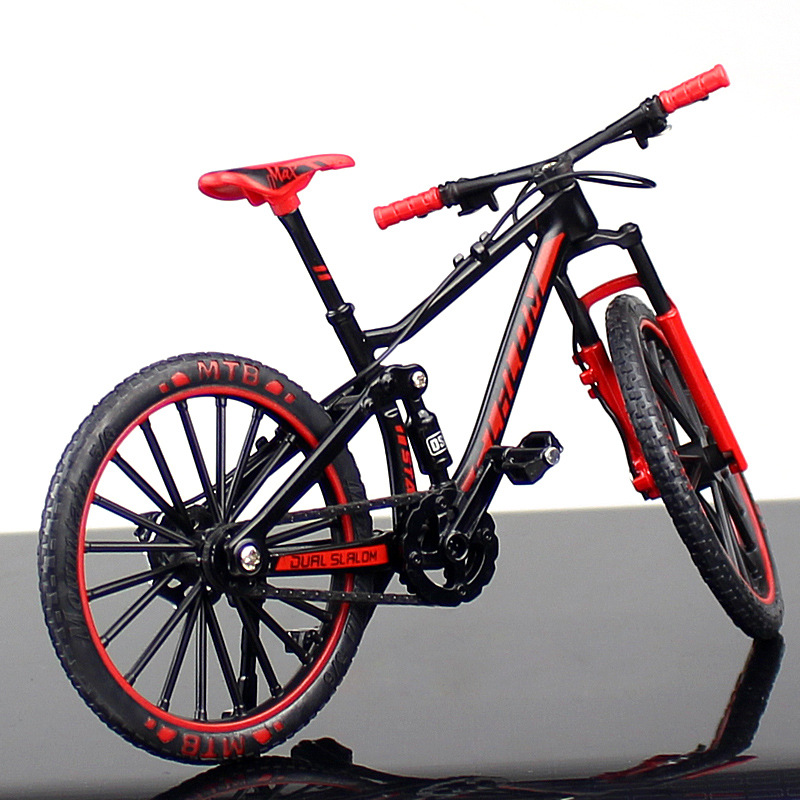 New Cross-Border Creative Alloy Simulation Bike Model Ornaments Mini Bicycle Toy Model Collection Gift