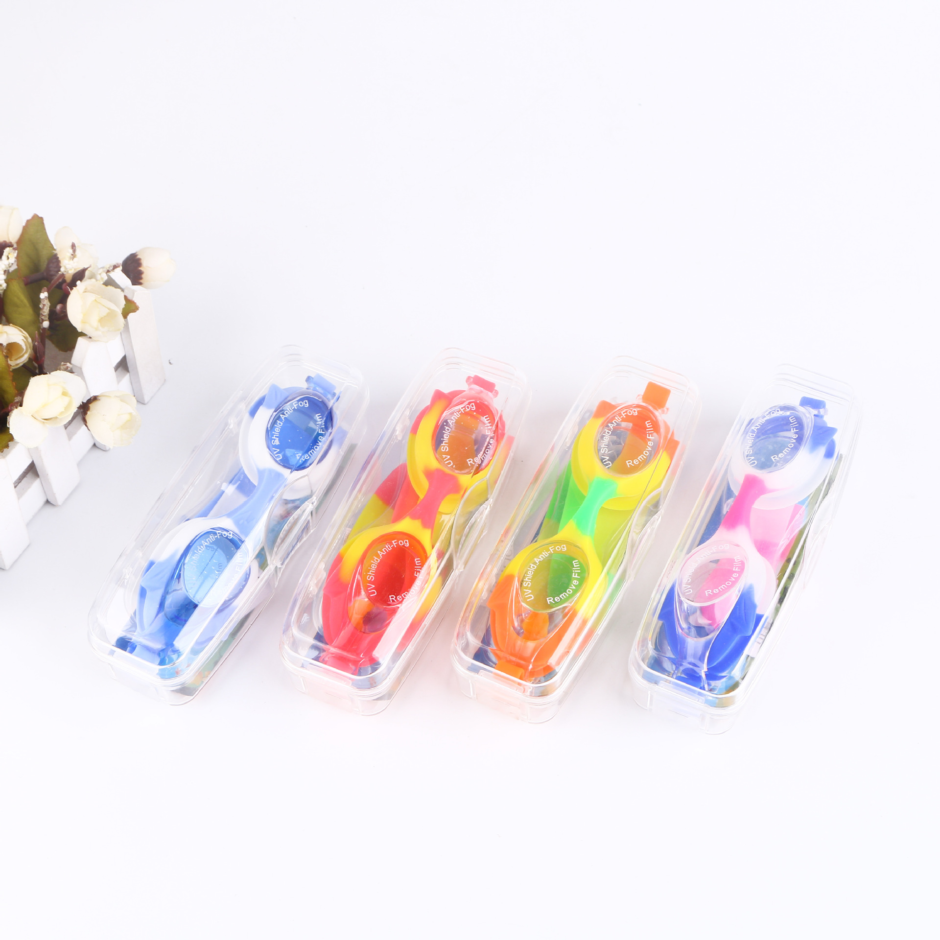 Color adult goggles anti-fog swimming glasses for both men and women Color anti-fog hd swimming goggles for children Color adult goggles anti-fog swimming glasses for both men and women Color anti-fog hd swimming goggles for children