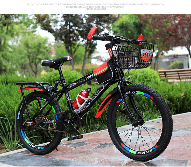 Bicycle 20-Inch 22-Inch Mountain Bike Baby Carriage 6-7-8-9-10 Years Old Baby Carriage Boy Primary School Student Bicycle Factory