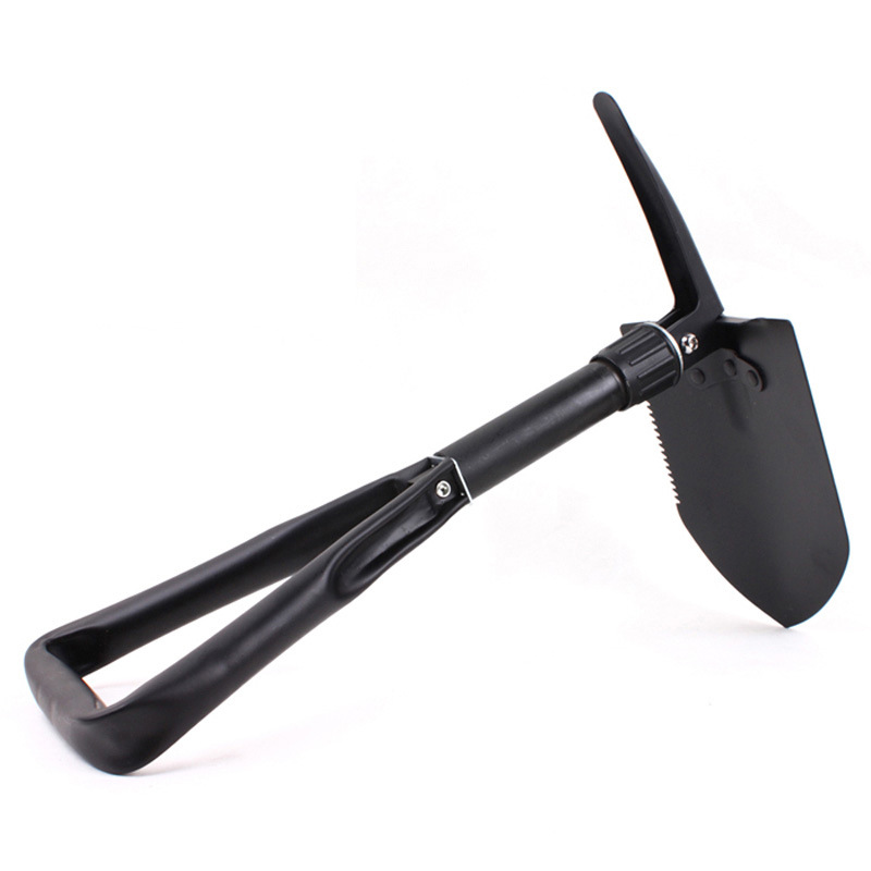 Large Shovel Outdoor Folding Table for Car Winter Snow Shovel Camping Shovel Multi-Functional Steel Army Spade Fishing Shovel