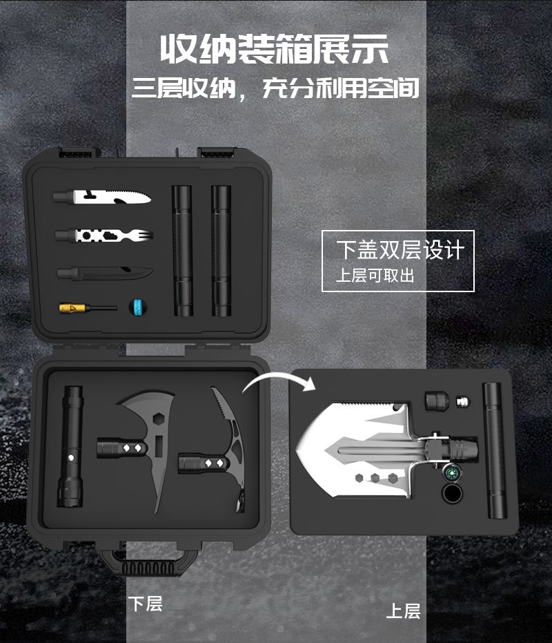 Shovel Multifunctional Suit Outdoor Supplies EDC Army Folding Spade Military Shovel Equipment Camping Axe Camping Tools Shovel Multifunctional Suit Outdoor Supplies EDC Army Folding Spade Military Shovel Equipment Camping Axe Camping Tools