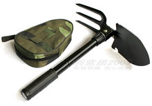 Aluminum Alloy Shovel Car off-Road Small Shovel Outdoor Folding Winter Snow Shovel Travel Tools Car Supplies Wholesale