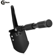 Aluminum Alloy Shovel Car off-Road Small Shovel Outdoor Folding Winter Snow Shovel Travel Tools Car Supplies Wholesale