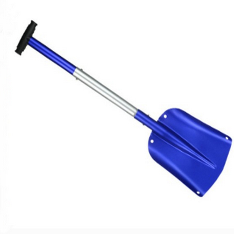 Aluminum Alloy Shovel Car off-Road Small Shovel Outdoor Folding Winter Snow Shovel Travel Tools Car Supplies Wholesale