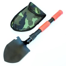 Aluminum Alloy Shovel Car off-Road Small Shovel Outdoor Folding Winter Snow Shovel Travel Tools Car Supplies Wholesale