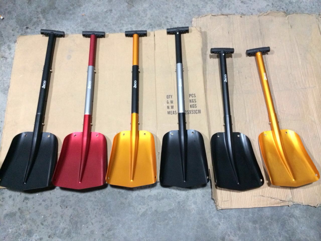 Aluminum Alloy Shovel Car off-Road Small Shovel Outdoor Folding Winter Snow Shovel Travel Tools Car Supplies Wholesale