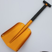 Aluminum Alloy Shovel Car off-Road Small Shovel Outdoor Folding Winter Snow Shovel Travel Tools Car Supplies Wholesale