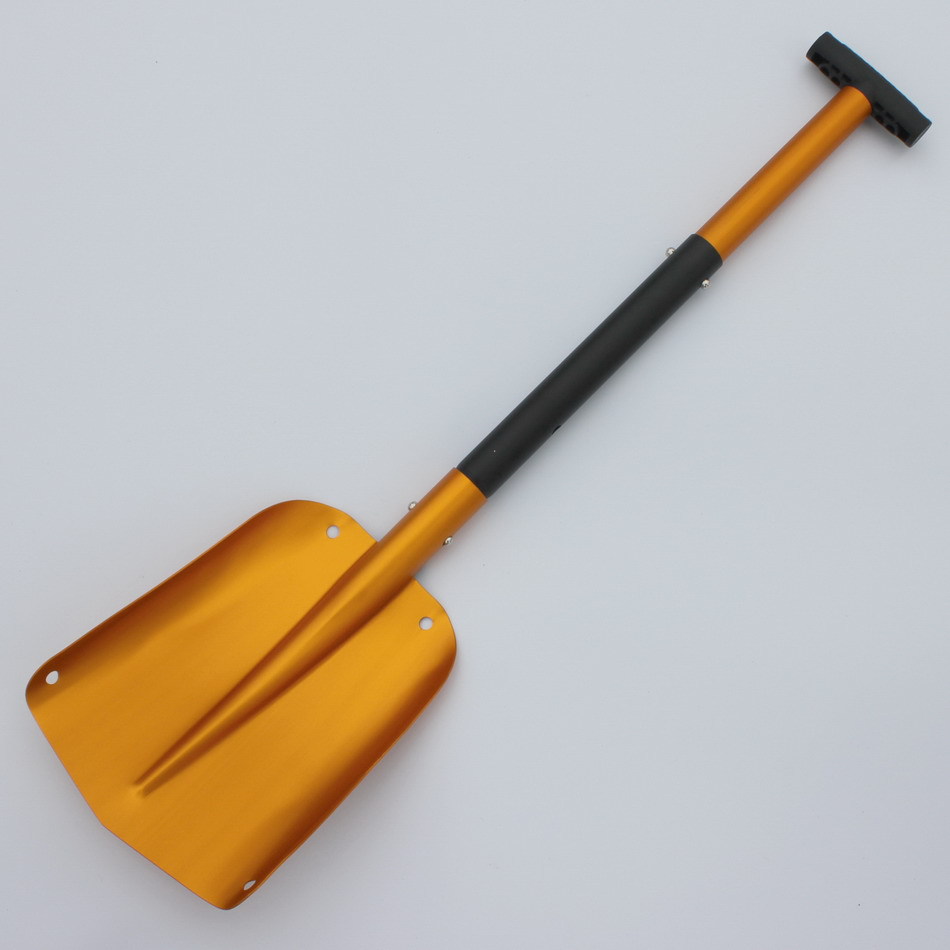 Aluminum Alloy Shovel Car off-Road Small Shovel Outdoor Folding Winter Snow Shovel Travel Tools Car Supplies Wholesale