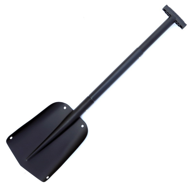 Aluminum Alloy Shovel Car off-Road Small Shovel Outdoor Folding Winter Snow Shovel Travel Tools Car Supplies Wholesale