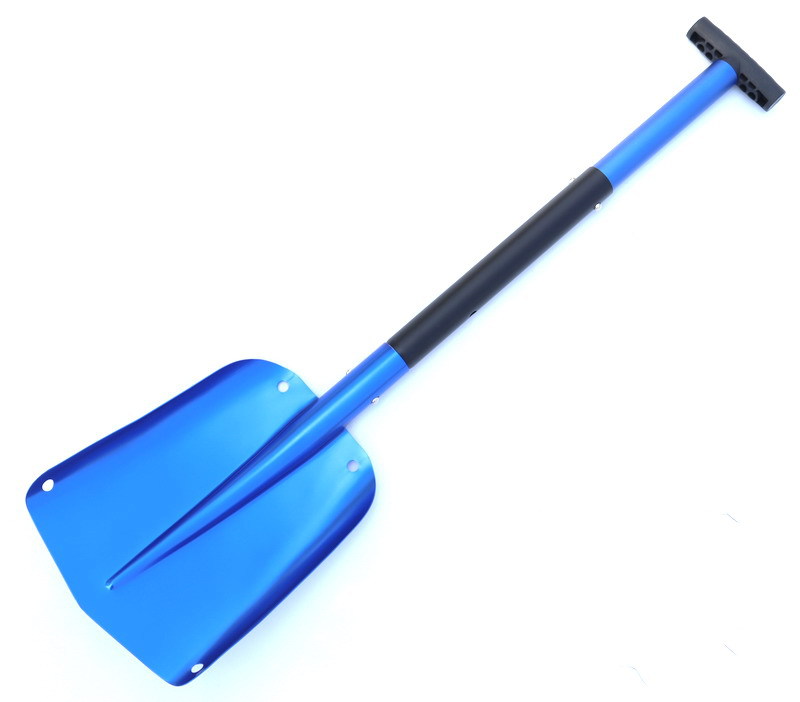 Aluminum Alloy Shovel Car off-Road Small Shovel Outdoor Folding Winter Snow Shovel Travel Tools Car Supplies Wholesale