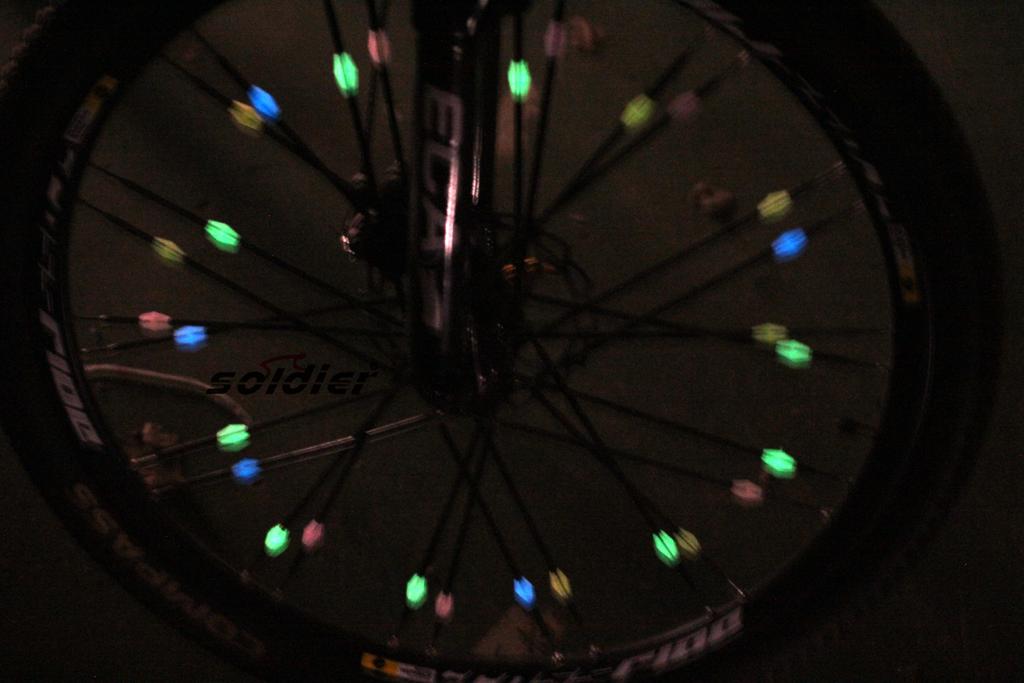 Plastic flower bike bicycle parts banner decorations banners wire flowers//luminous decorations