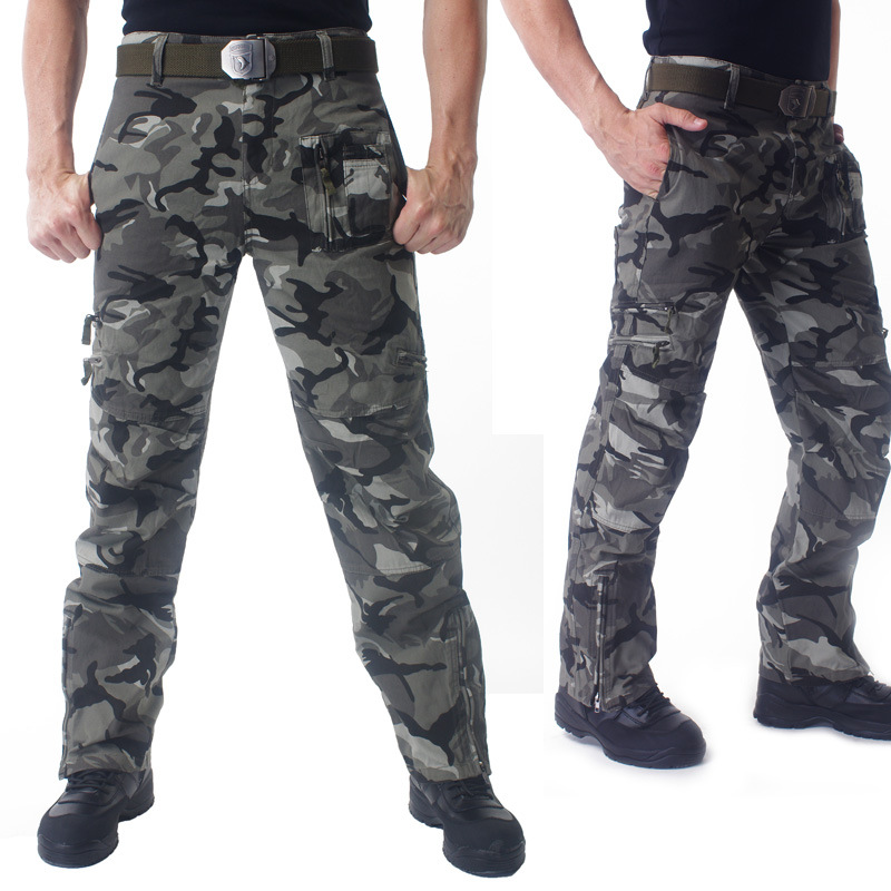 Outdoor Leisure 101 Airborne Division Field Survival Army Fan Special Forces Camouflage Pants Bib Overall Army Pants