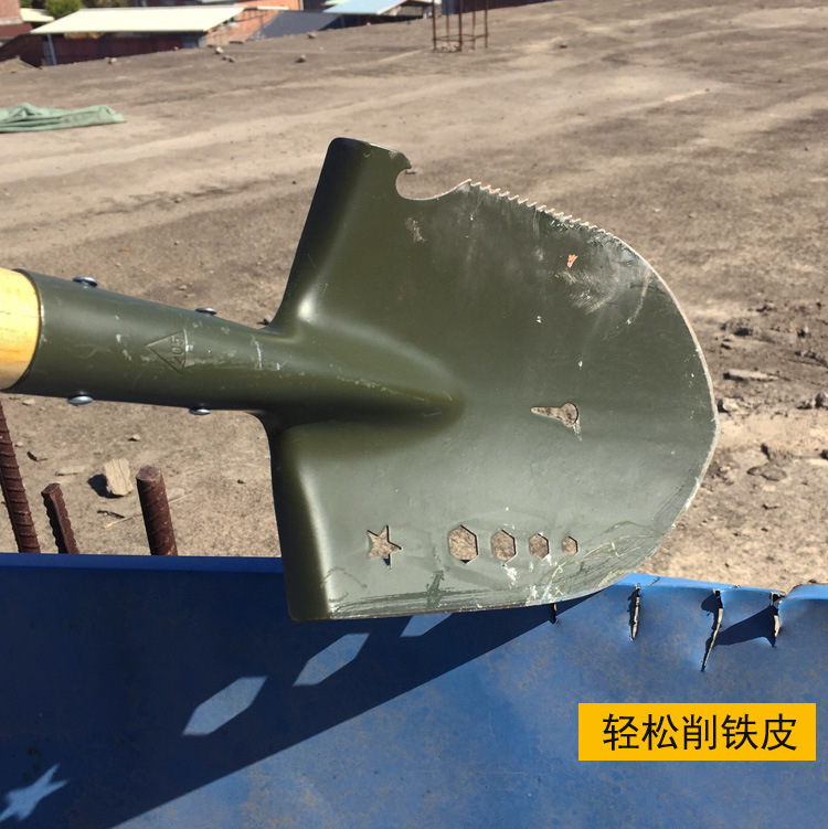Outdoor Shovel Manganese Steel Portable Self-Defense Camping Fishing Folding Shovel Iron Pick Small Car Shovel