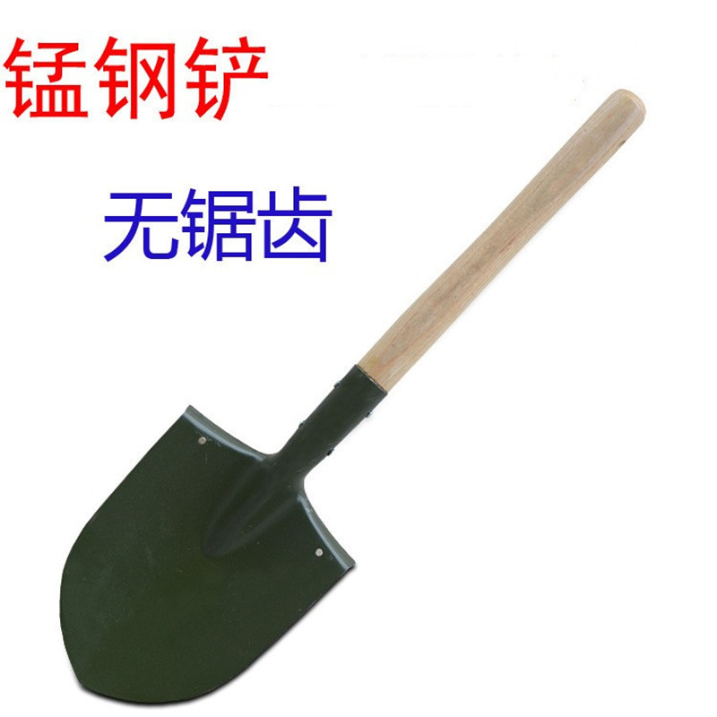 Outdoor Shovel Manganese Steel Portable Self-Defense Camping Fishing Folding Shovel Iron Pick Small Car Shovel