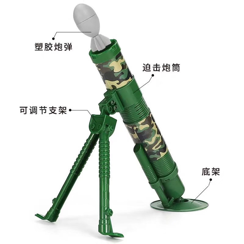 Exclusive for Cross-Border Jesus Survival Chicken Mortar Model Rocket Laucher Launch Catapult Assembled Boy Toy Wholesale