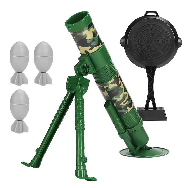 Exclusive for Cross-Border Jesus Survival Chicken Mortar Model Rocket Laucher Launch Catapult Assembled Boy Toy Wholesale