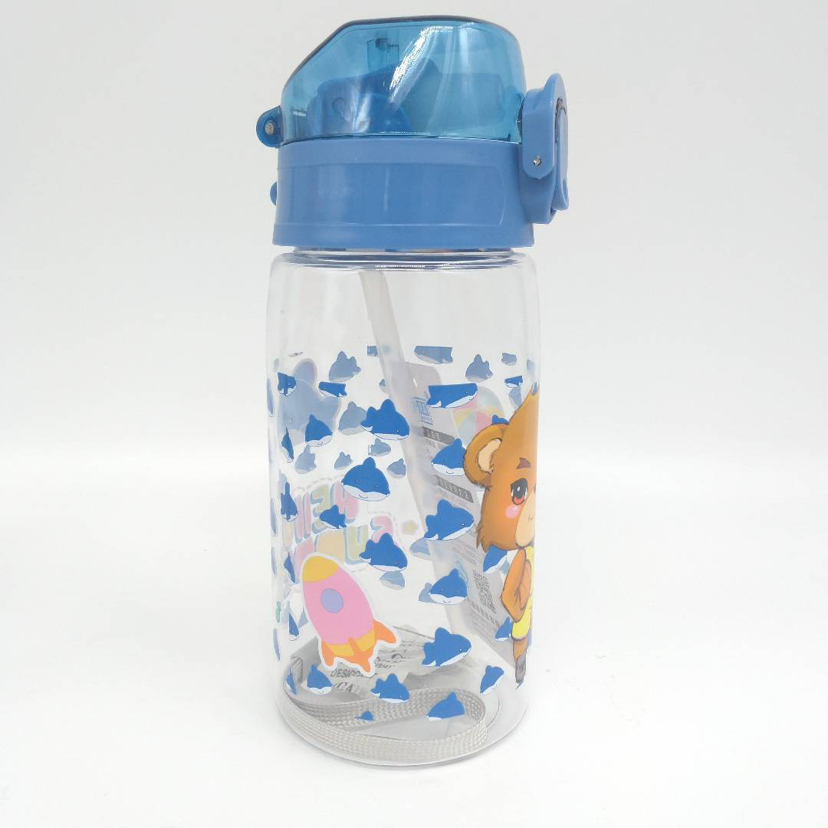 500m colorful creative new lock spring straw children's sports cup drop resistant sports kettle with handle 500m colorful creative new lock spring straw children's sports cup drop resistant sports kettle with handle