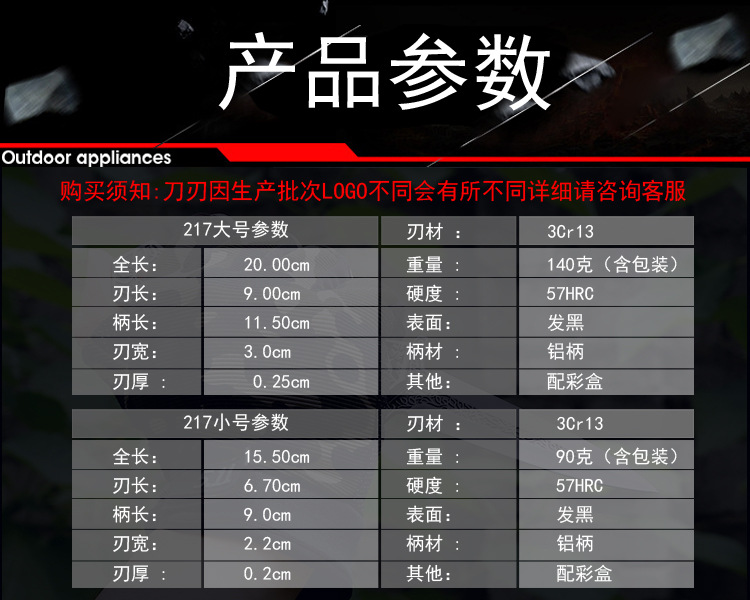Modern  Large and Small Number Folding Knife Field Survival Multi-Function Folding Knife Self-Defense Outdoor Knife