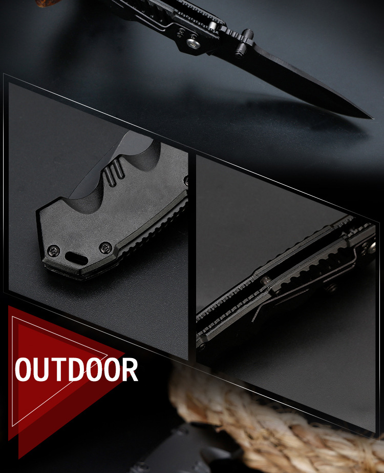 Modern  Large and Small Number Folding Knife Field Survival Multi-Function Folding Knife Self-Defense Outdoor Knife