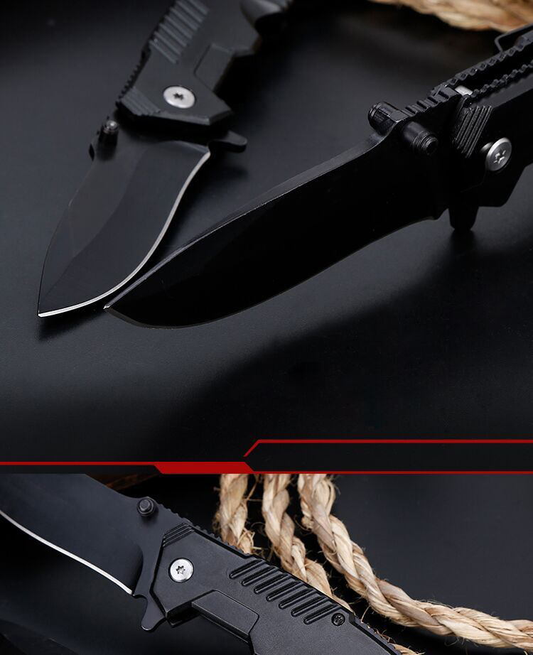 Modern  Large and Small Number Folding Knife Field Survival Multi-Function Folding Knife Self-Defense Outdoor Knife