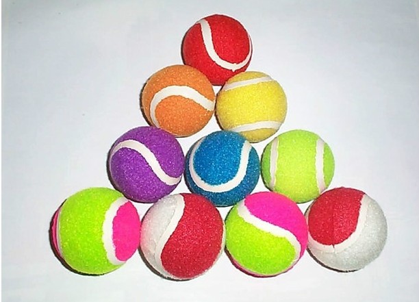 Two-tone smiley face pet tennis ball Two-tone smiley face pet tennis ball