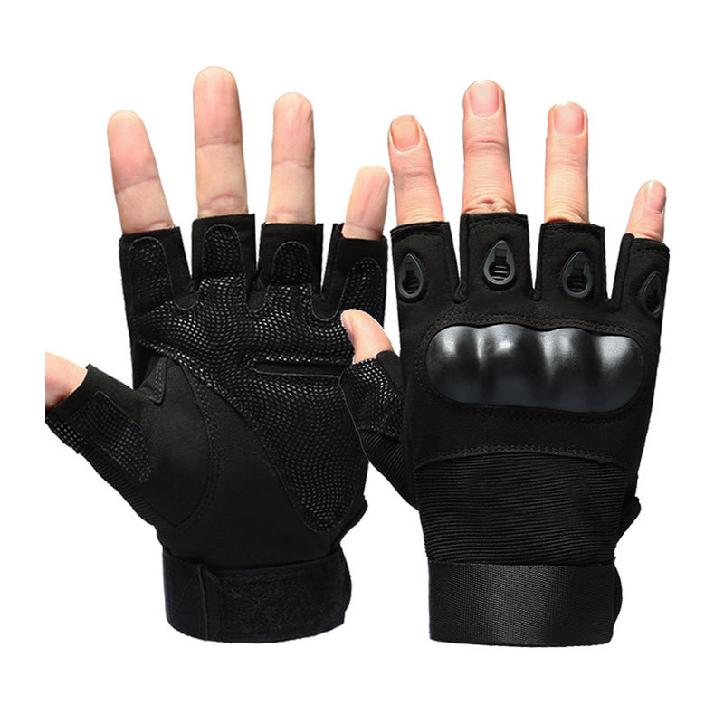 SOURCE Factory Direct Sales Training Outdoor Tactics Gloves Cross-Border Wholesale Sports Outdoor Riding Half-Finger Tactical Gloves