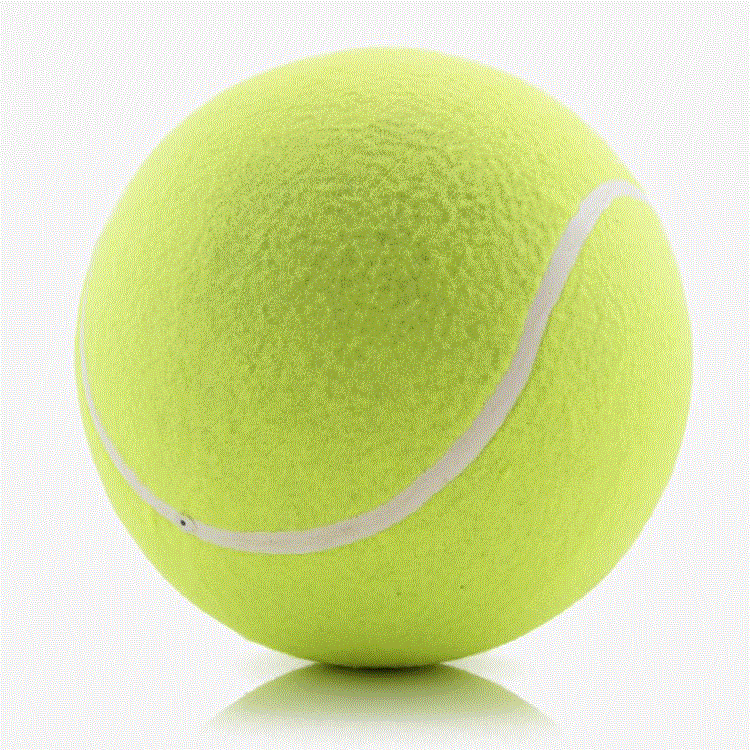 Manufacturer direct-selling inflatable signature big tennis ball 6 inch 15.2cm pet advertising collection LOGO 